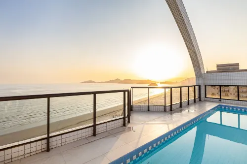 Ark Houses - Flat Luxo Vista-Mar C/ Piscina na Cobertura - Pool