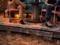 Willie Cleo, the Vintage Holiday Rambler in Walnut Springs Hotels in Bosque County