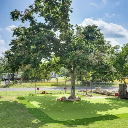 Lake LBJ Home: Putting Green, Pavilion & Fire Pit