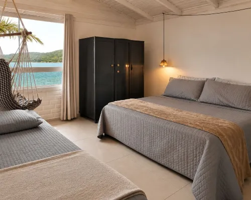 โรงแรม Lagoa Nômade โรงแรมใกล้หาดโมเล