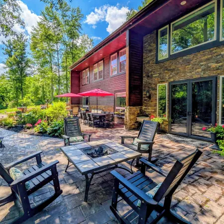 Woodland Spa Sanctuary: Delaware Home w/ Swim Spa