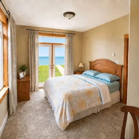 Oceanfront A-Frame Cottage | Stunning Bridge Views | Dog Friendly | Sleeps 8
