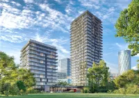 Skyline Haven 1BR Balcony in UP-site - 3 Yıldız