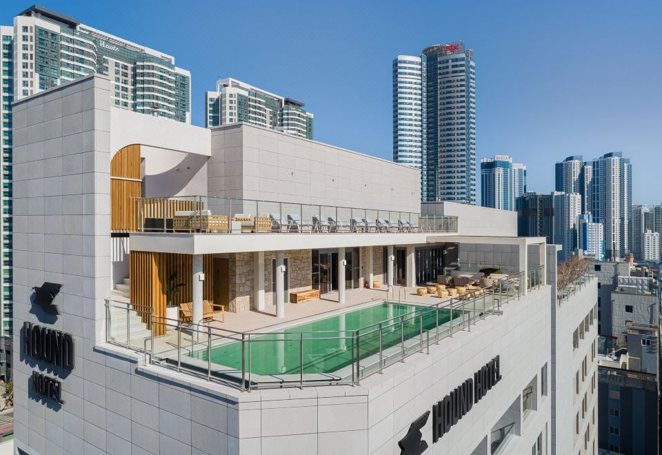 하운드호텔 해운대 루프탑 수영장