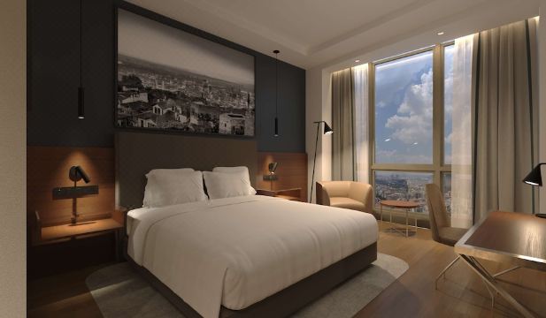 호텔 수영장 풍경