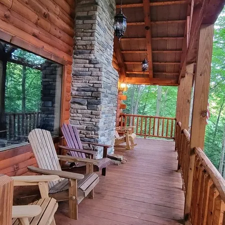 Beech View Haven- Custom Log Home in Hocking Hills