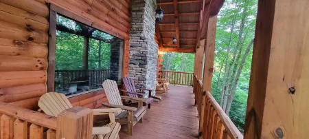 Beech View Haven- Custom Log Home in Hocking Hills