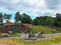 Hobbit Inspired Luxury Cabin Hot Tub Firepit Luxury Pet Friendly Sauna Hammock Hotels in Swan Township
