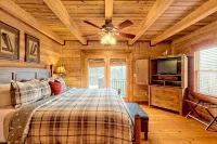 Secluded Mountain Lodge & Waterfront Cabin w/King Beds, Firepit, Game Room....