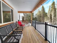 Experience panoramic views in ur 5-bed Frankfort retreat minute to Lake Michigan