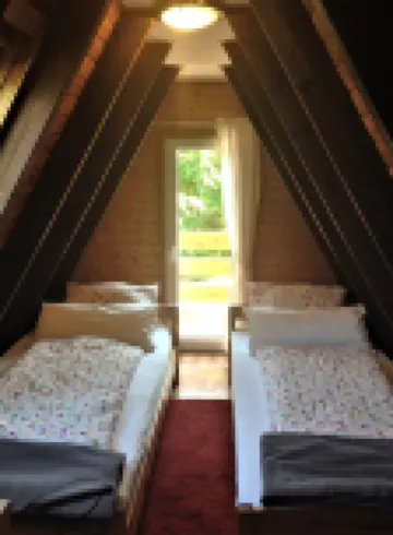 Eichhörnchen-in der Natur Zuhause-fass-sauna im Garten