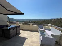 Mini villa F2 tt furnished 42m2 sea view santa giulia