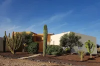 House with pool between gardens and olive farm. Hotels in Maxorata