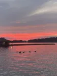 Lake Sinclair retreat with Boat Dock, Waterslide and BIG Views!