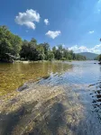 Charming & Cozy River Front Cabin- Close to ski mountains. Ski,Fish,Swim & Hike!