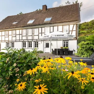 Spacious country house with open fireplace and garden in the Sauerland for young and old