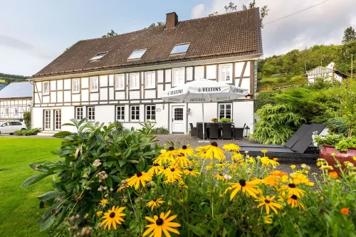 Spacious country house with open fireplace and garden in the Sauerland for young and old