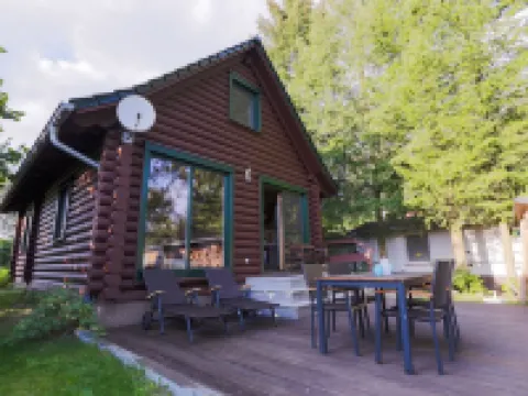 Woodblockhouse on lakeland in between nature to relax with fireplace テンプリーンのホテル