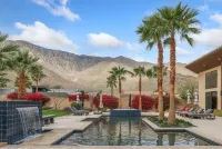 South Palm Springs! Luxe Contemporary Home with towering mountain views.