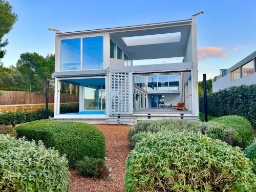 First line sea designer villa with pool - First line sea villa at bay Pollensa