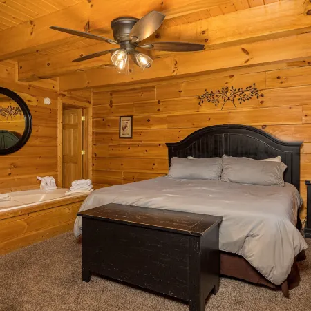 Luxurious Log Cabin Nestled in the Great Smoky Mountains
