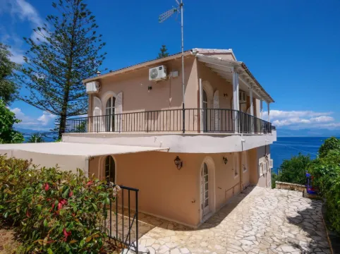 Villa Litsa Large Private Pool Walk to Beach Sea Views A C Wifi