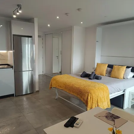 E1 Spacious Studios, Sea and Beach Views, High Floor