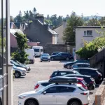 Glen Mhor Hotel at Uile-Bheist 'Brewstillery' - parking