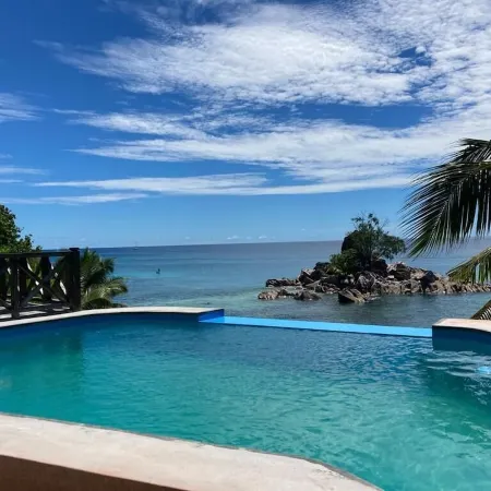 Beachfront Creole villa with incredible ocean views and private plunge pool