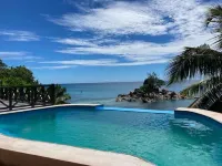 Beachfront Creole villa with incredible ocean views and private plunge pool