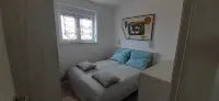 3 room apartment, 100 meters from the beach with sea view, new building.