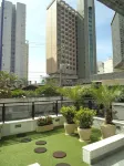 Beautiful Apartment. Asturias-Guarujá, with Balcony and Free Wi-Fi, 150 m from the Beach.