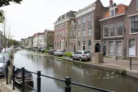 Canal house top floor in historic center Gouda