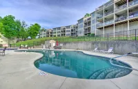 Fireplace and Water Views Lake Ozark Condo! - spa