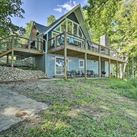 Renovated Lakeside Home w/ Private Boat Dock!