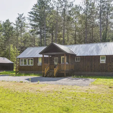 5-Acre Brantingham Property w/ Porch & Grill!