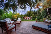 Rancho Santana. Charming garden Casita V-14 surrounded by tropical gardens.