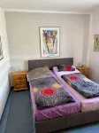 Apartment with 4 beds, south-facing balcony, underground parking space near the beach