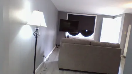 Quiet and comfortable fully furnished 1 bedroom apartment.