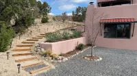 Secluded, modern adobe home just 4.9 miles from the historic Santa Fe Plaza.