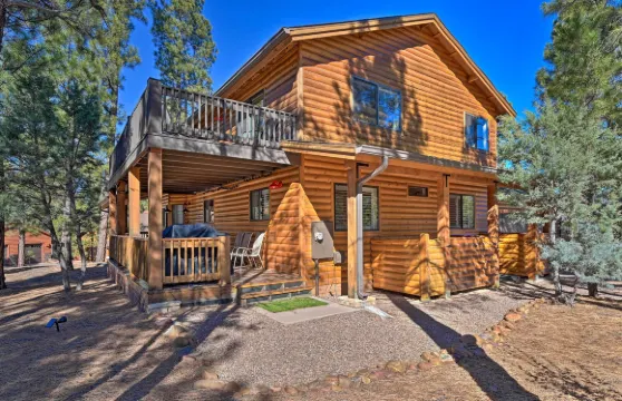 甲板、燒烤和壁爐：肖洛的家庭小屋！