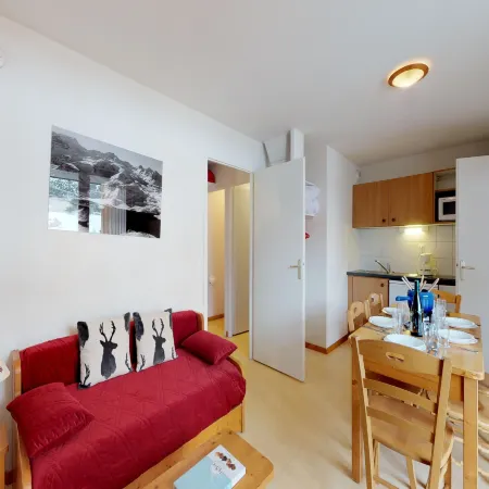 Apartment with balcony in Val Cenis