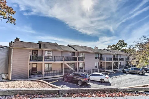 Fireplace and Water Views Lake Ozark Condo! - spa