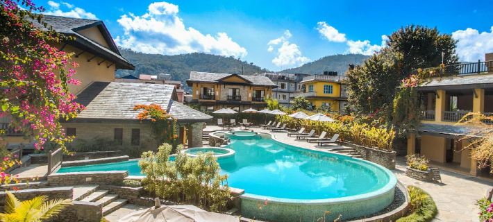 Temple Tree Resort and Spa, Pokhara Hotéis em Kaski