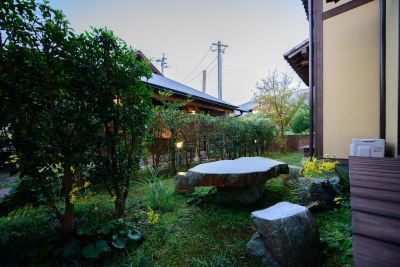 庭 由布院温泉 和風旅館 津江の庄の写真