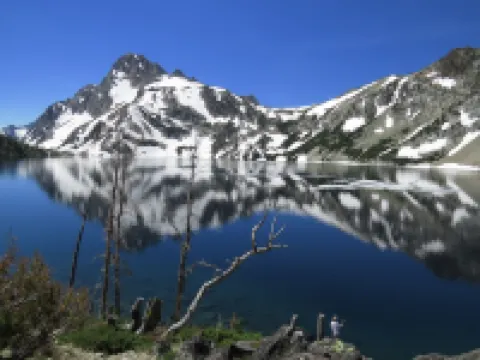 Bluebird cabin in Stanley, Idaho