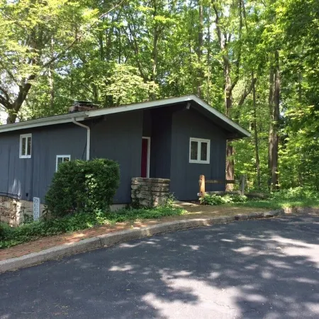 Mid Century Guest House on Wooded Lot