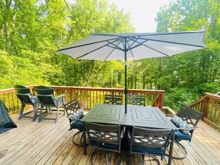 Peaceful, Serene, Lake View thru the trees