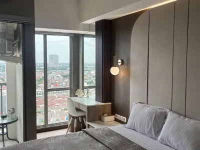 Apartemen 23 m² dengan 1 kamar tidur dan 1 kamar mandi pribadi di [location not yet specified] Hotel di Pakulonan Barat