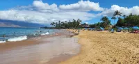 Across from Kamaole 2 Beach, Concrete Building, Well Maintained.